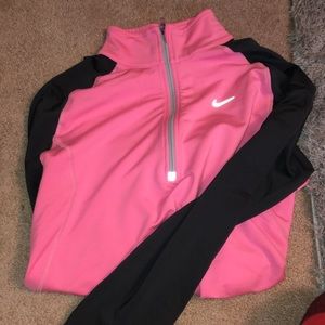 Nike dri fit half zip